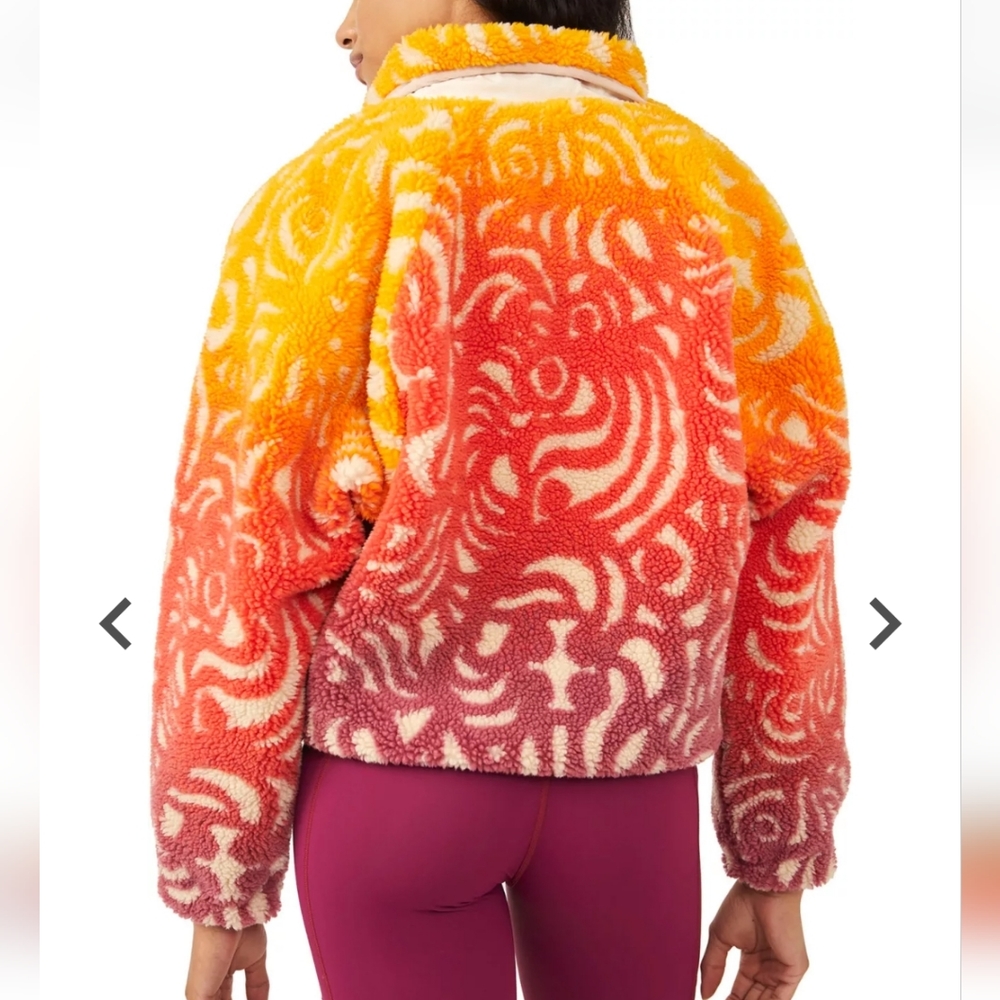 NWT Women's FREE PEOPLE MOVEMENT Sherpa Fleece Jacket - Picture 2 of 6